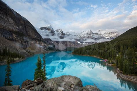 Beautiful Turquoise Waters Of The Stock Image Colourbox