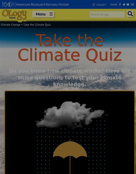 Take The Climate Quiz Interactive For 6th 12th Grade Lesson Planet
