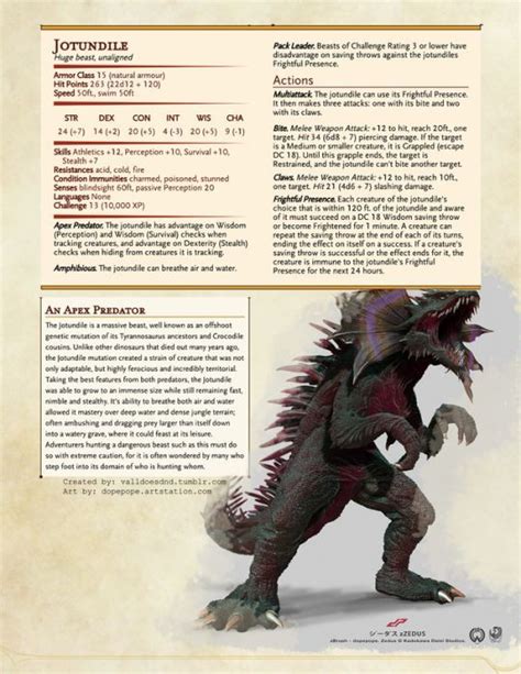 Like dragons, they have horns, claws, and sharp teeth, but these are not their primary weapons. Vall does D&D-Jotundile | Dnd monsters, Dungeons and ...