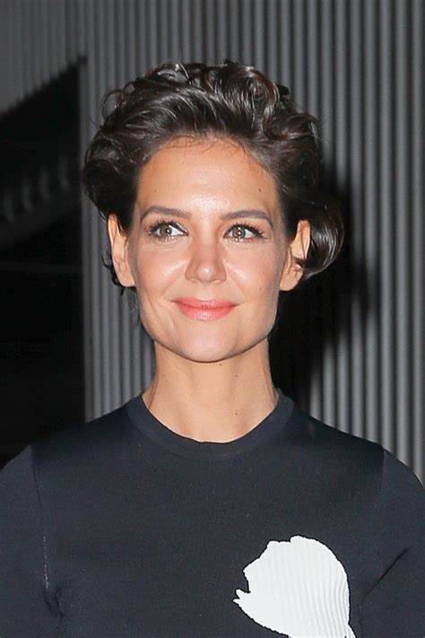 Katie Holmes Rocks Super Short Pixie Cut After Ditching Classic