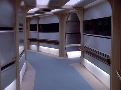Corridor Of Uss Enterprise Ncc 1701 D Star Trek Decor Scifi Room