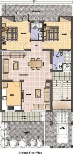 Posted by floor ideas april 06, 2021 17:1575 views. 30 feet by 60 feet (30x60) House Plan (With images ...
