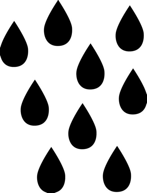 2 Sets Raindrop Wall Decals Reserved Listing Etsy Silhouette