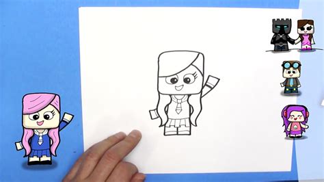 how to draw a cute cartoon ldshadowlady easy chibi step by step kawaii