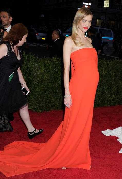 model announces second pregnancy with public bump debut more pregnant stars at the met gala