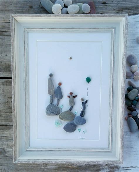 Pebble art family family home176x12 inch picture family4 | Etsy | Pebble art family, Pebble art ...