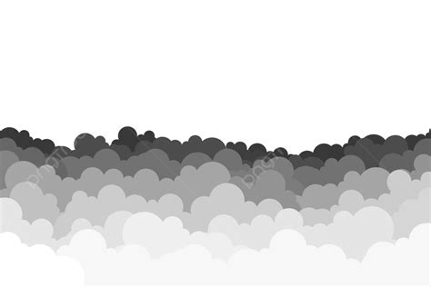 Gambar Hiasan Awan Gelap Dengan Gradasi Warna Dari Putih Ke Hitam Awan