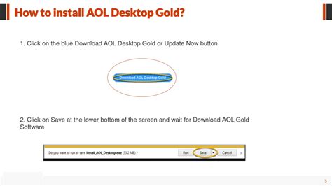 Ppt Download Install Aol Desktop Gold Easy And Safe Powerpoint