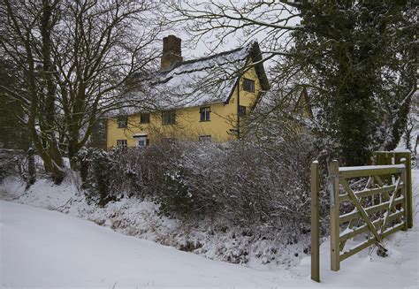 Norfolk Farmhouse Winter Scene Photograph By Darren Burroughs Fine