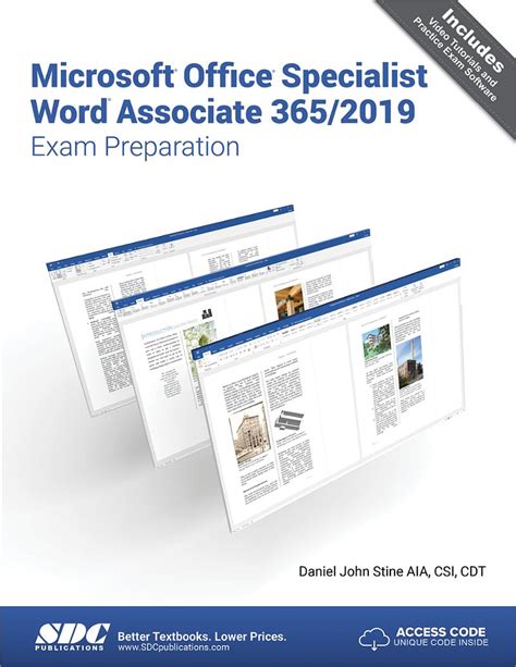 Microsoft Office Specialist Word Associate 3652019 Exam Preparation