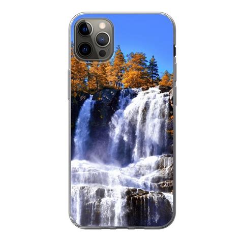 Muchowow Handyhülle Wasserfall Norwegen Natur Handyhülle Apple Iphone 12 Pro Max