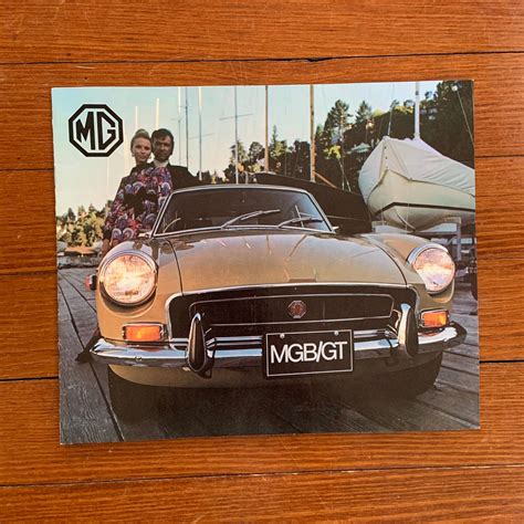 Vintage Mg Mgb Gt Sales Brochure Original Excellent Etsy In