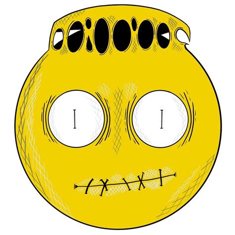 Creepy Smiley Face Emoji Comic Art Digital Art By William Stratton