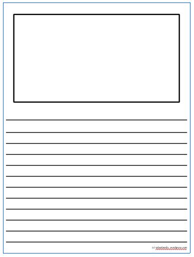 Blank Printable Storyboards Writing Paper Template Free Writing