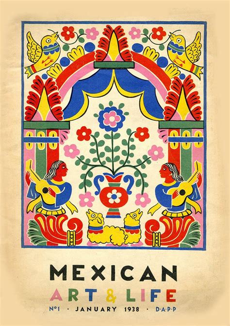 Vintage Mexican Mexican Folk Art Mexican Artwork Mexican Artists Life Poster Poster Art