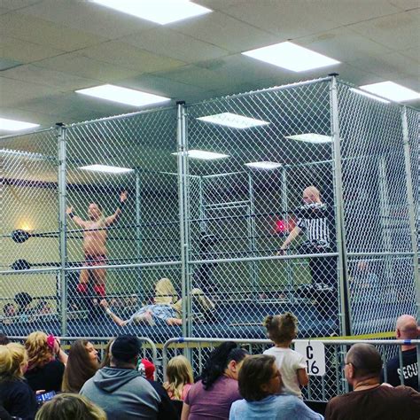 Steel Cage Match Going On At Pwr Right Now Wrestling