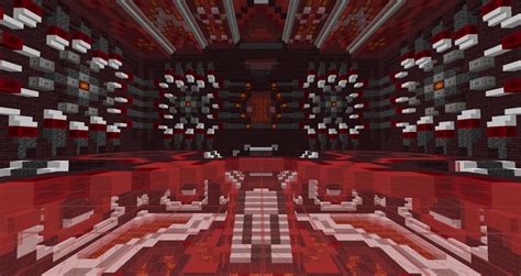 Factions Nether Base Design Minecraft Map