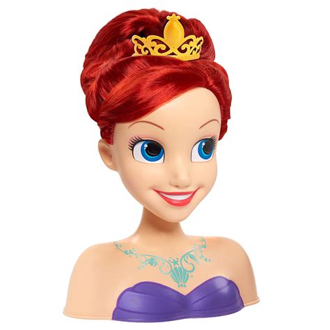 Disney Princess Ariel Styling Head Red Hair 10 Piece Pretend Play Set The Little Mermaid By