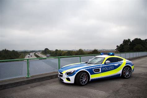 Foreign police cars & trucks. The Mercedes-AMG GT joins the German police force ...