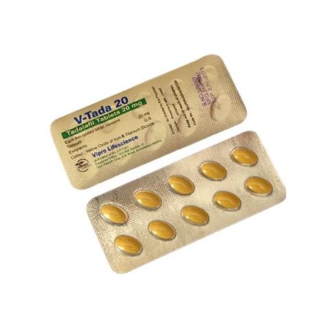 Buy V Tada 20mg 10 Tablets Online At Gympharmacy