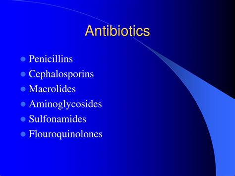 Ppt Antibiotics Powerpoint Presentation Free Download Id4357660