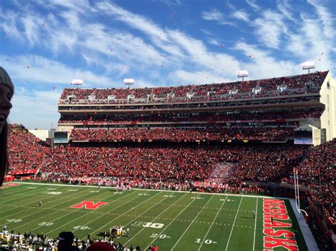 Memorial Stadium | Soccer field, Nebraska cornhuskers, Stadium
