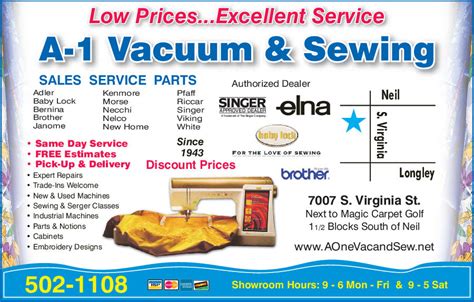 See more ideas about plumbing repair, albuquerque, repair. A-1 Vacuum & Sewing 7007 S Virginia St, Reno, NV 89511 ...