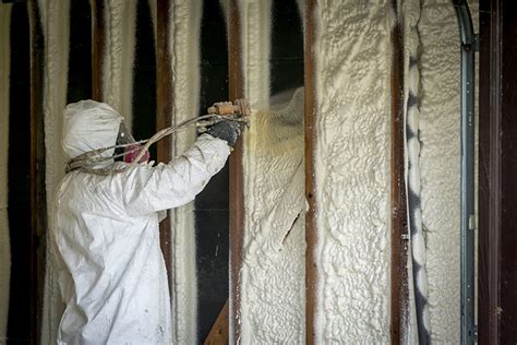 Spray Foam Insulation On Basement Improves Home Energy Efficiency