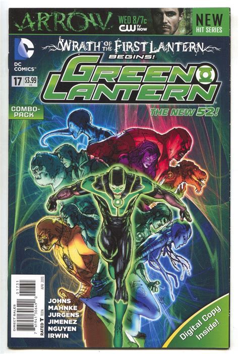 Green Lantern 17 4th Dc 2013 Nm New 52 Combo Pack Variant Simon Baz Green Lantern Green