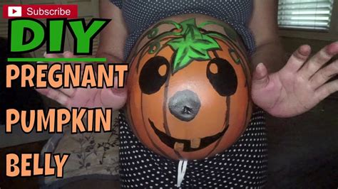 Pregnant Pumpkin Belly Paint Diy 2019 Youtube