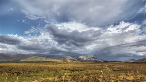 Wallpaper Sky Cloud Highland Ecosystem Grassland Wilderness