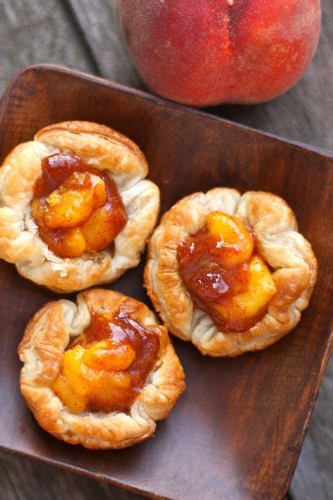 Cinnamon Peachy Puff Pastry Cups Recipe Sweet Puff Pastry Recipes