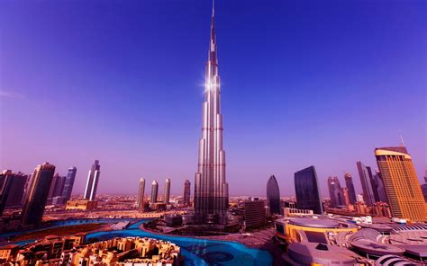 Burj Khalifa Cityscape Dubai Building Hd Wallpapers Desktop And