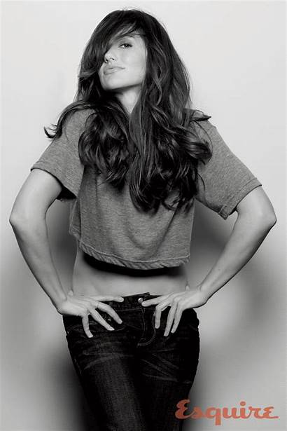Minka Kelly Jeans Esquire Actress Monochrome Brunette
