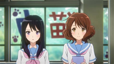 wallpaper anime girls anime screenshot kousaka reina oumae kumiko hibike euphonium school