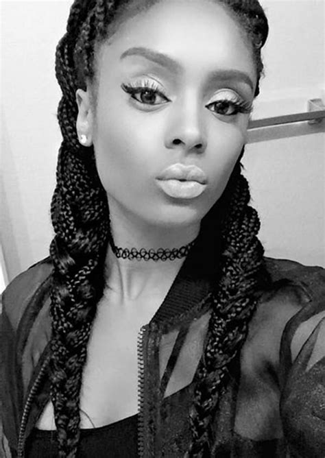 There are several ways to tie a hair that not one style replicates the other. 75 of the Most Beautiful Jumbo Box Braids to Inspire Your ...