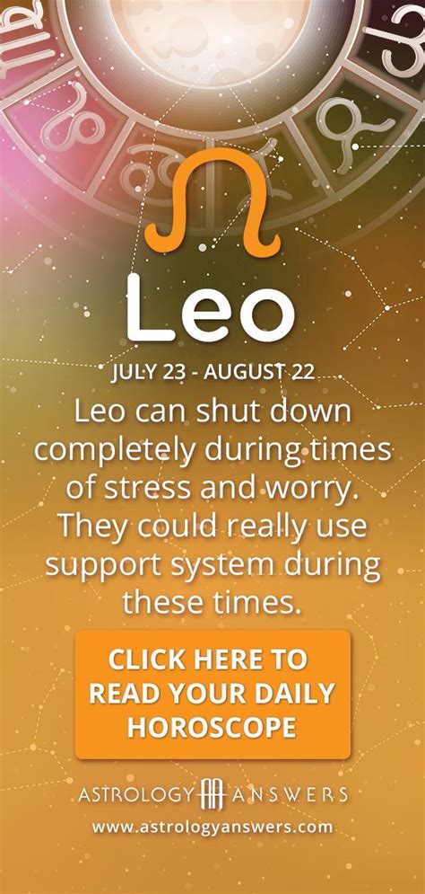 Leo Daily Horoscope Astrology Answers Leo Daily Horoscope Leo