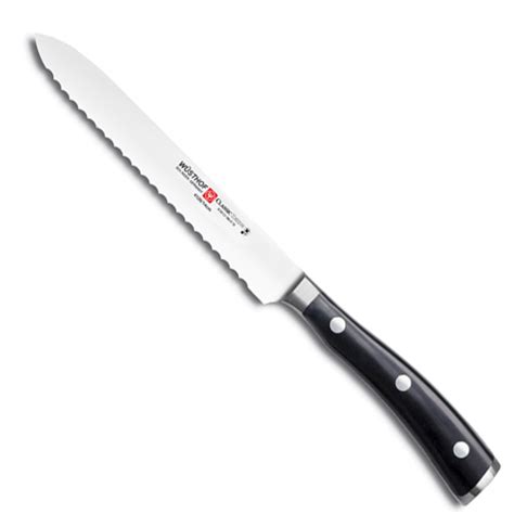 Wusthof Classic Ikon 5 Inch Serrated Utility Knife