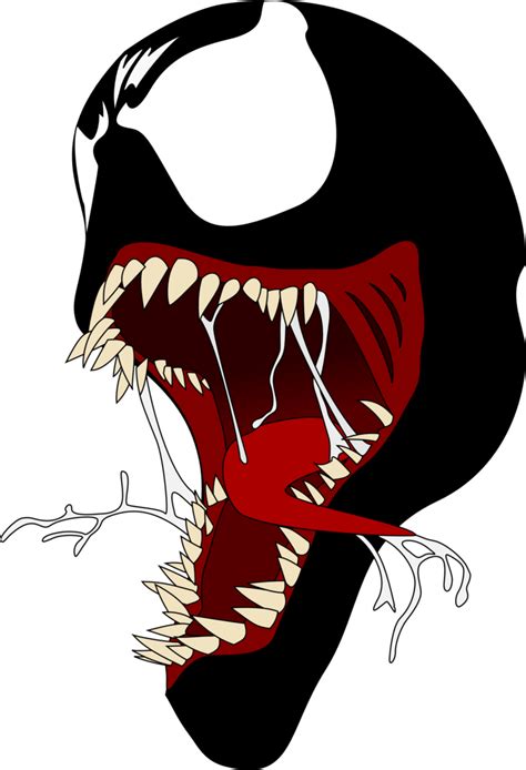 Venom Spider Man Decal Logo Venom Logo Cdr Angle White Png Pngwing