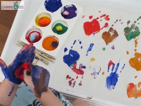 letter p activity painting with pompoms learning 4 kids