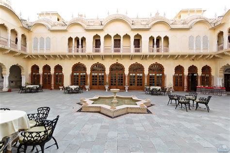 Dining Room Courtyard Alsisar Mahal Jhunjhunu Dist Rajasthan