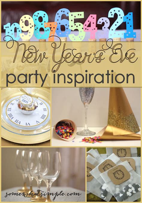Well know that the end of the year is a perfect time to be inspired by the ideas of it yourself. New Years Eve Party Ideas - Somewhat Simple