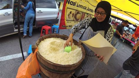 Pasar besar gombak is a modern market built by city. Malaysia Street Food 55 Nasi Lemak Jumbo Pasar Malam Sri ...