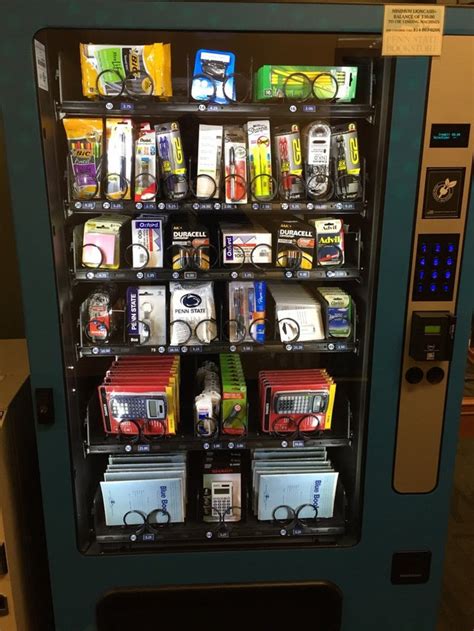 School vending machine offers supplies instead of food : mildlyinteresting