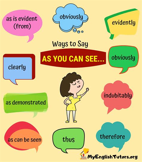 Other Ways To Say As You Can Seein English Other Ways To Say