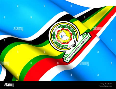 East African Community Flag Stock Photo Alamy