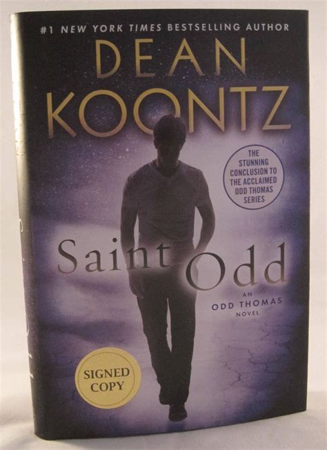 Dean Koontz Saint Odd An Odd Thomas Novel Signed First Edition Book