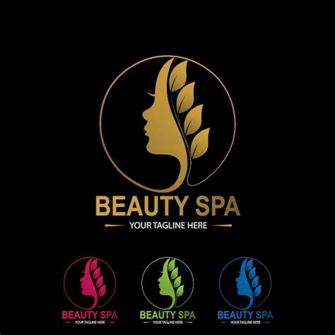 Dise O De Plantilla De Logotipo De Spa De Belleza Vector Premium