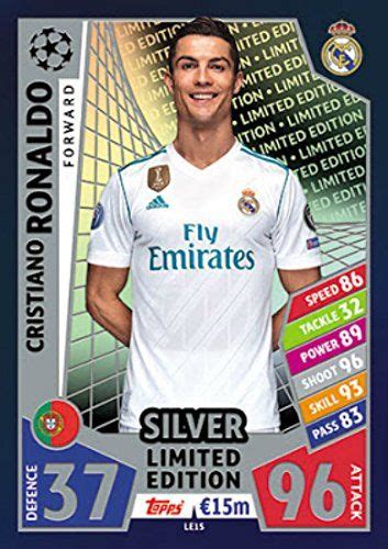 MATCH ATTAX CHAMPIONS LEAGUE 17/18 CRISTIANO RONALDO SILV... https