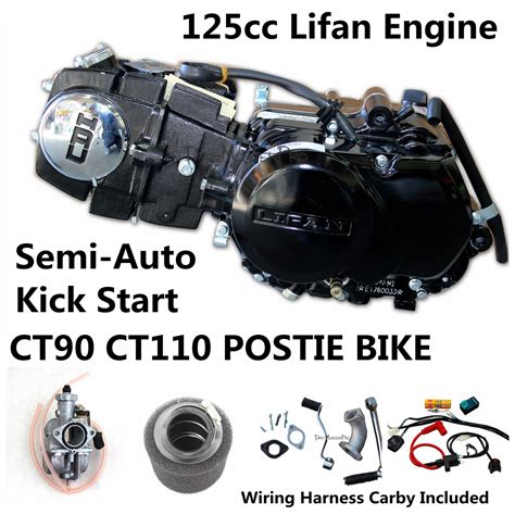 How to replace an ignition coil on a honda 90. 125cc Semi Auto Lifan Engine Motor Honda CT110 CT90 Postie Bike Wiring Carby | eBay